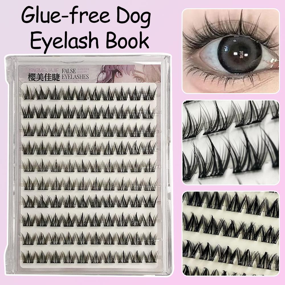 Eyelash Extension Korean Style - Glue-free Korean Style False Eyelashes Girl