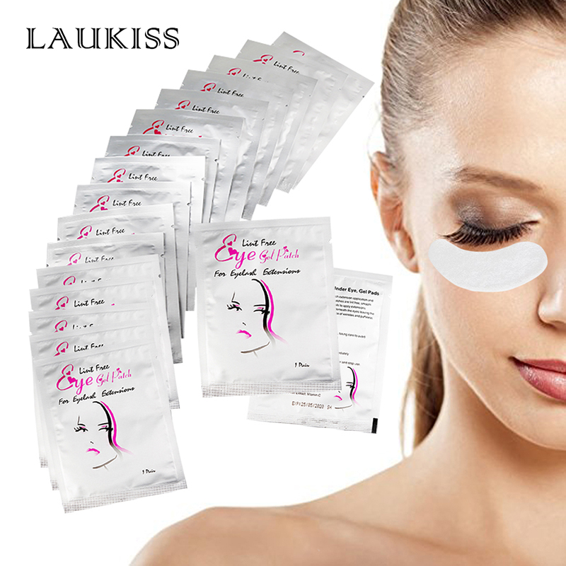 Eyelash Extension Glasses - Laukiss 50/100/200Pairs Eyelash Pad Gel Patch