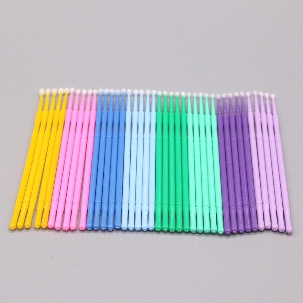 Eyelash Extension Class - 100pcs/lot Micro Brushes Make Up Eyelash