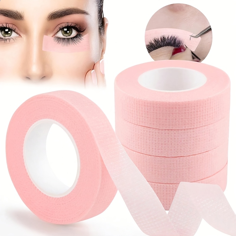 Eyelash Extension Eyeliner - 3 Rolls Microporous Eye Makeup Tape,
