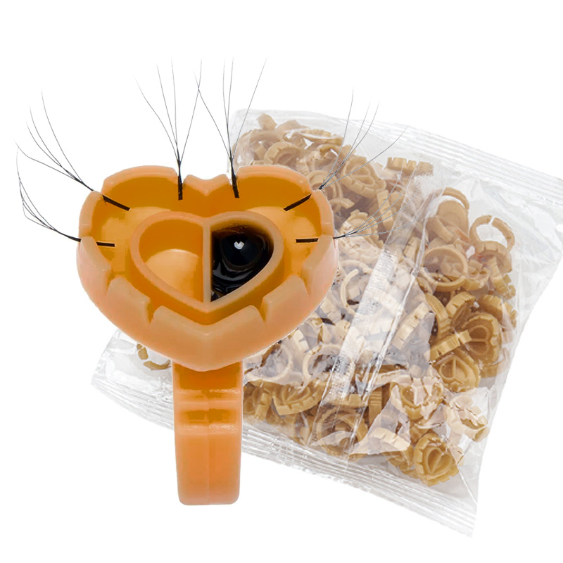 Eyelash Extension Class - 500PCS Glue Rings for Lash Extension