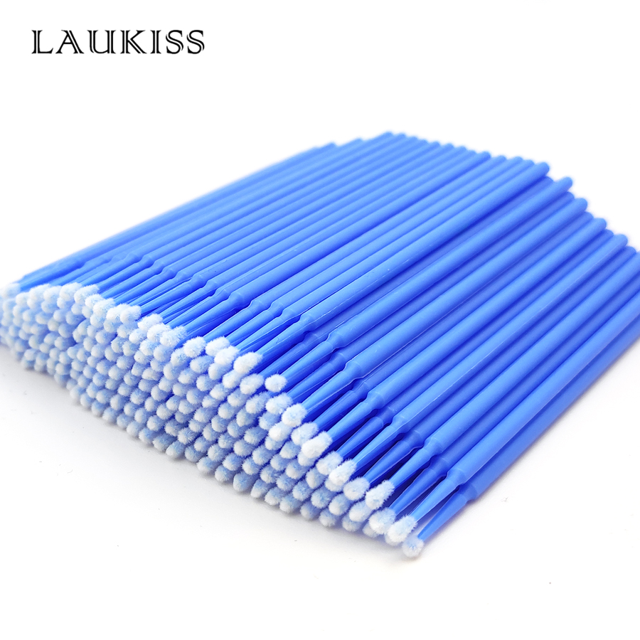 Eyelash Extension Eyeliner - 100pcs Micro make up brushes Eyelash
