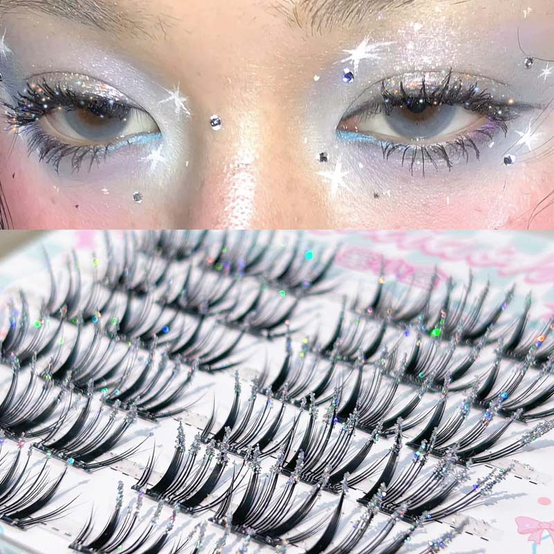 Eyelash Extension Korean Style - Mixiaohe Korean Style Self-Adhesive Diamond Lashes