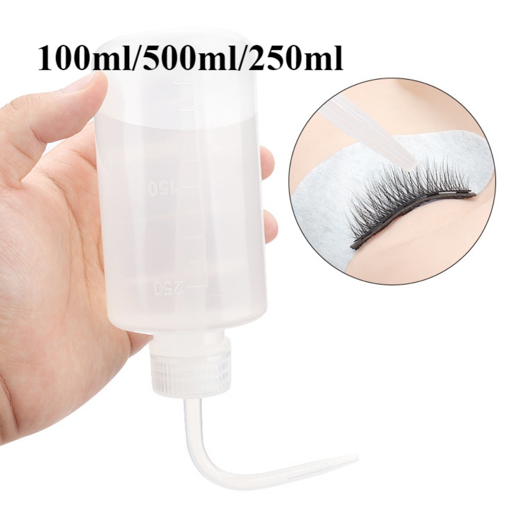 Refill Eyelash Extension - Squeeze Tube Empty Bottle Curved Spout