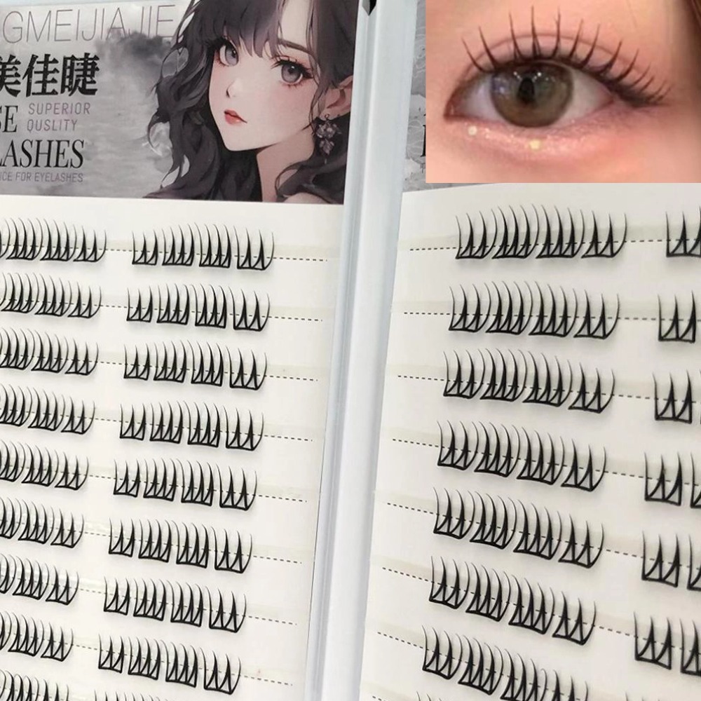 Eyelash Extension Korean Style - U Shape Glue-free False Eyelashes Large-capacity