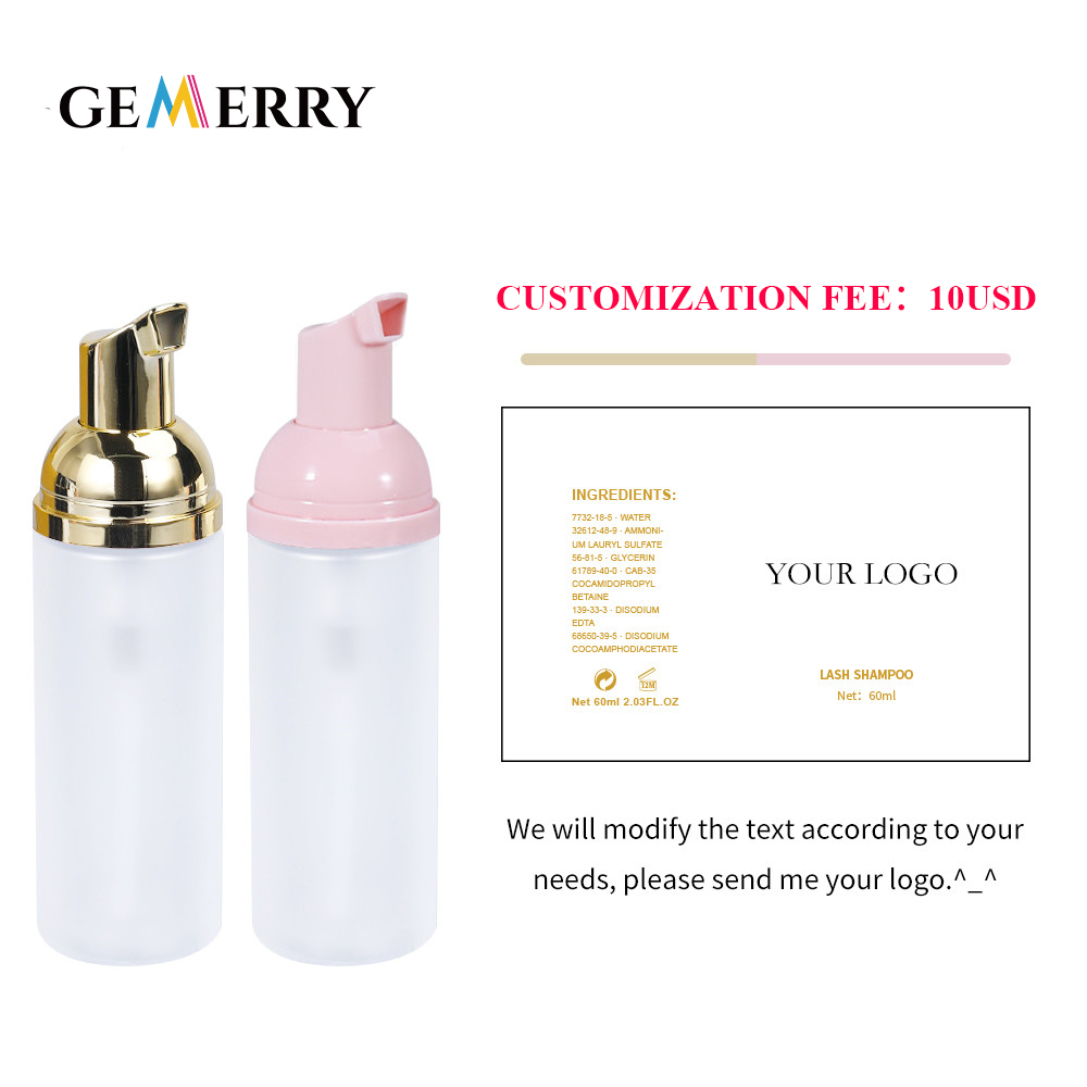 Eyelash Extension Wholesale - 60ml Foam Lash Cleanser Shampoo for
