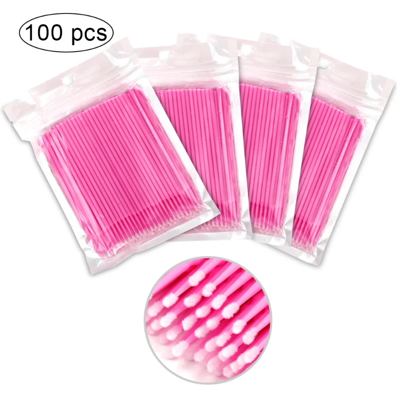 100Pcs/bag Disposable Eyelash  - огляд і ціна Eyelash Extension Class