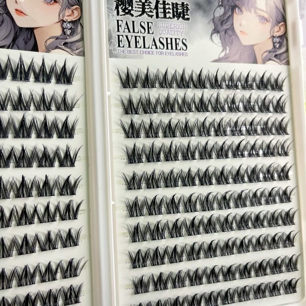 100/130/200 Clusters Black Sel - огляд і ціна Eyelash Extension No 11