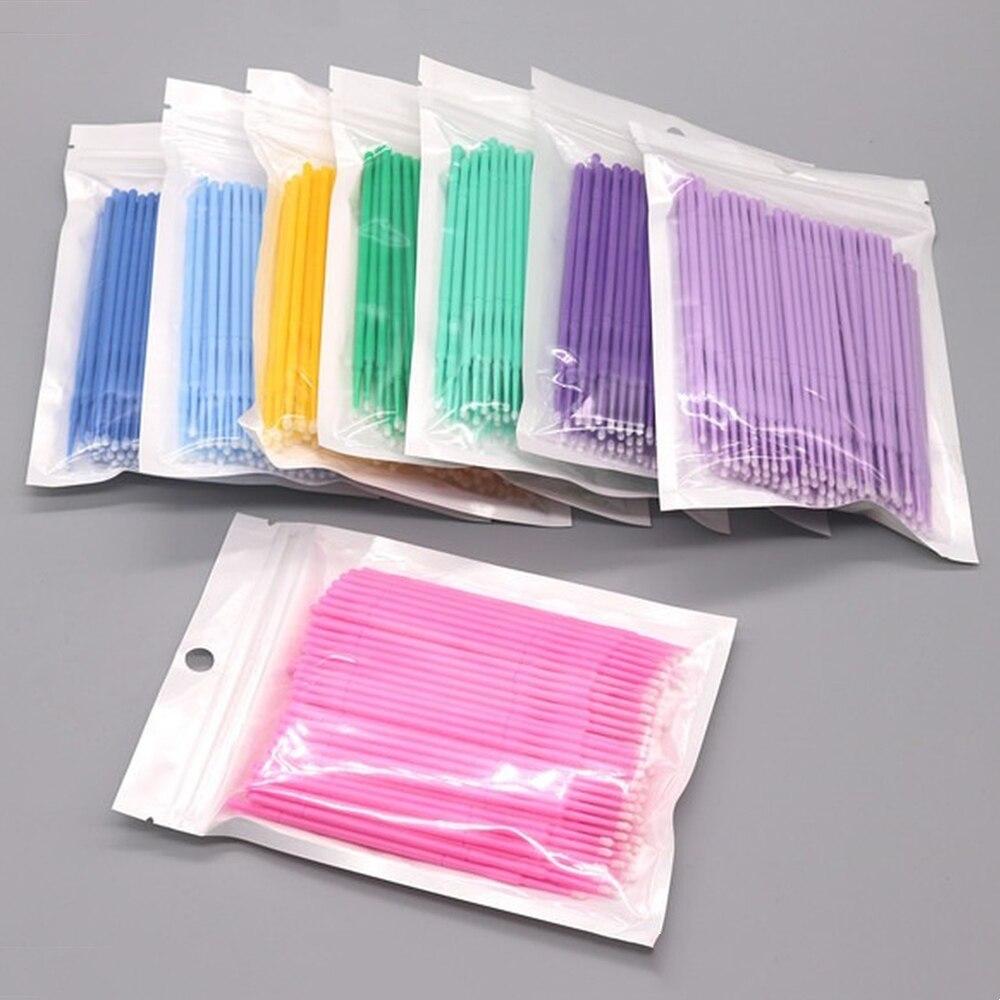 100pcs/lot Micro Brushes Make  - огляд і ціна Eyelash Extension Class
