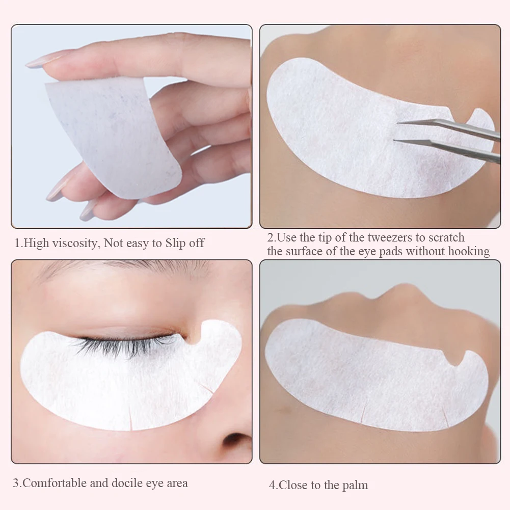 50/100PCS U Shape Eyelash Pads - огляд і ціна Eyelash Extension Glasses