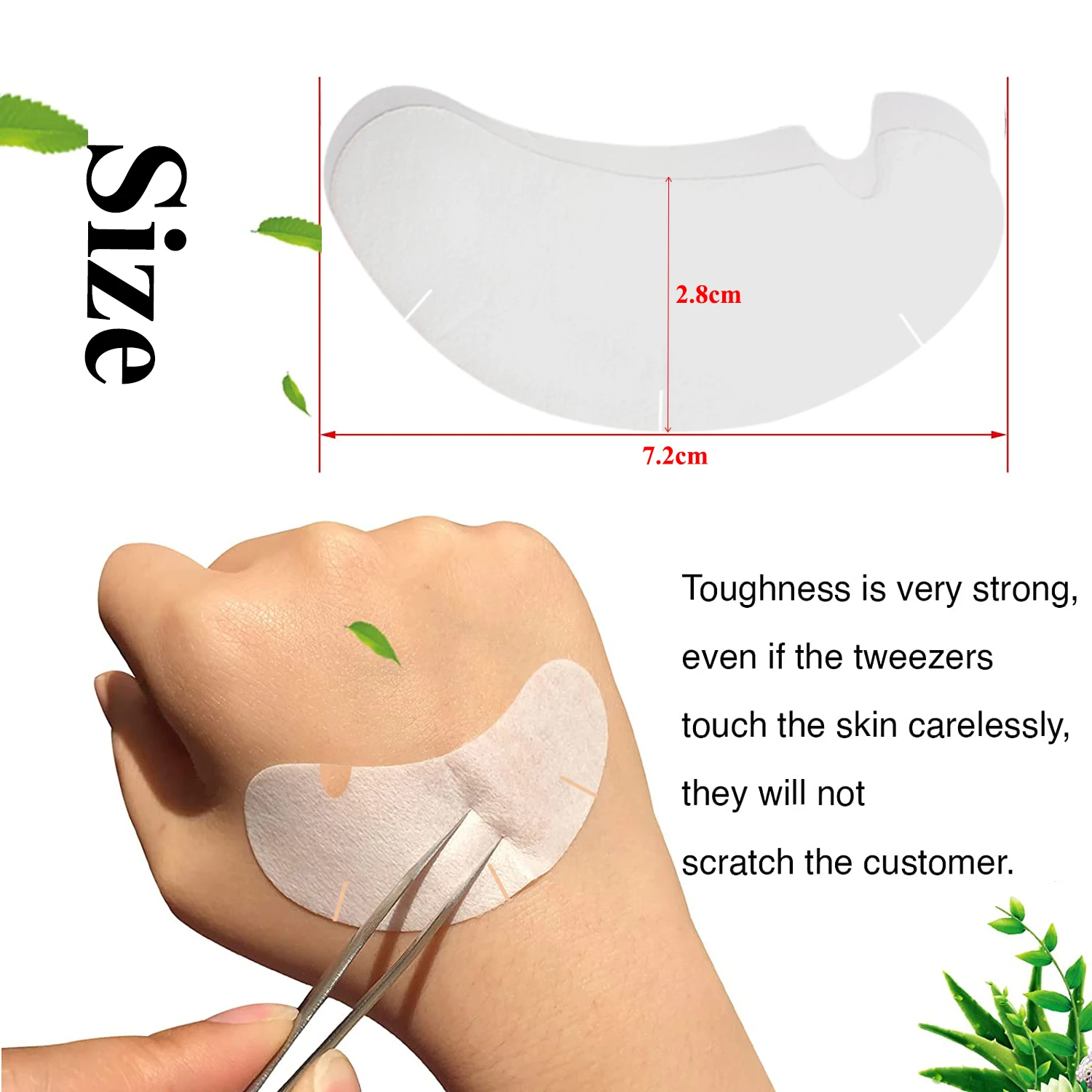 50/100PCS U Shape Eyelash Pads - огляд і ціна Eyelash Extension Glasses