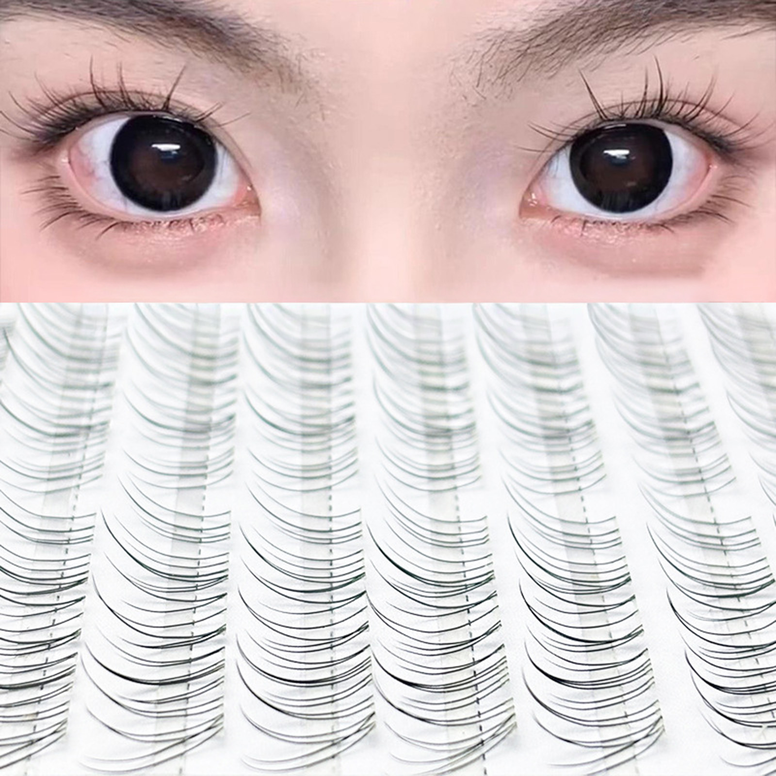 Korean Style False Eyelashes B - огляд і ціна Eyelash Extension Korean Style