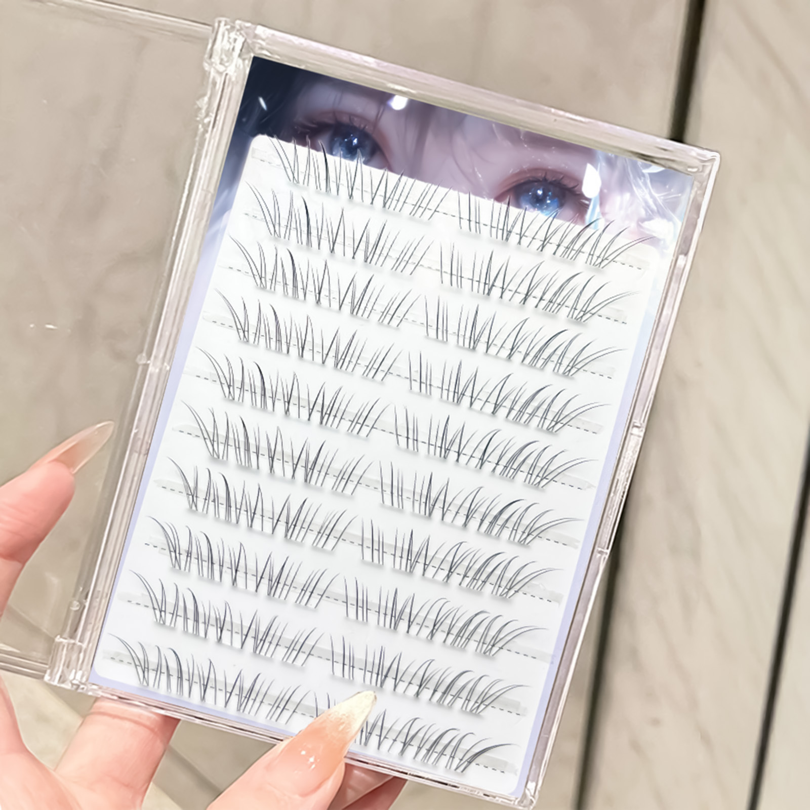 Korean Style False Eyelashes B - огляд і ціна Eyelash Extension Korean Style