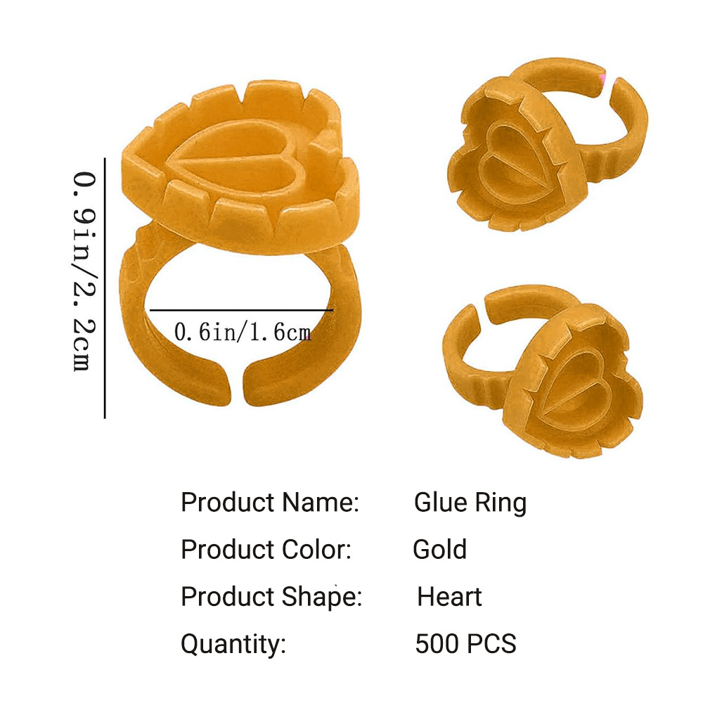 500PCS Glue Rings for Lash Ext - огляд і ціна Eyelash Extension Class