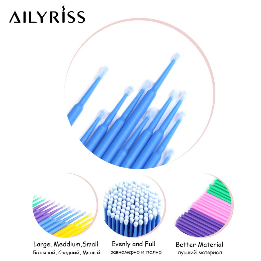 500pcs/lot Disposable Applicat - огляд і ціна Eyelash Extension Class