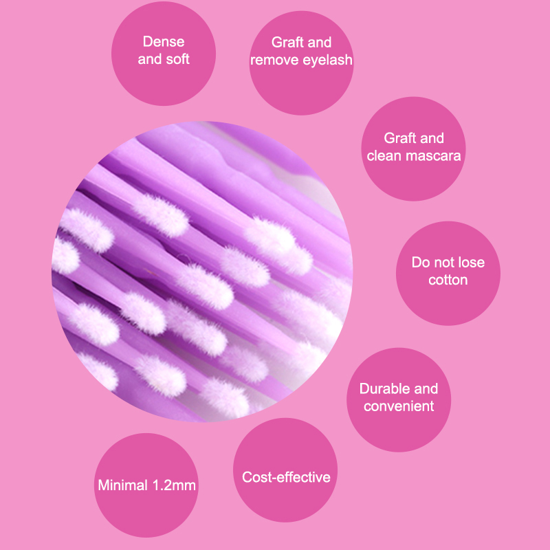 50/100PCS Disposable Micro Bru - огляд і ціна Eyelash Extension Eyeliner