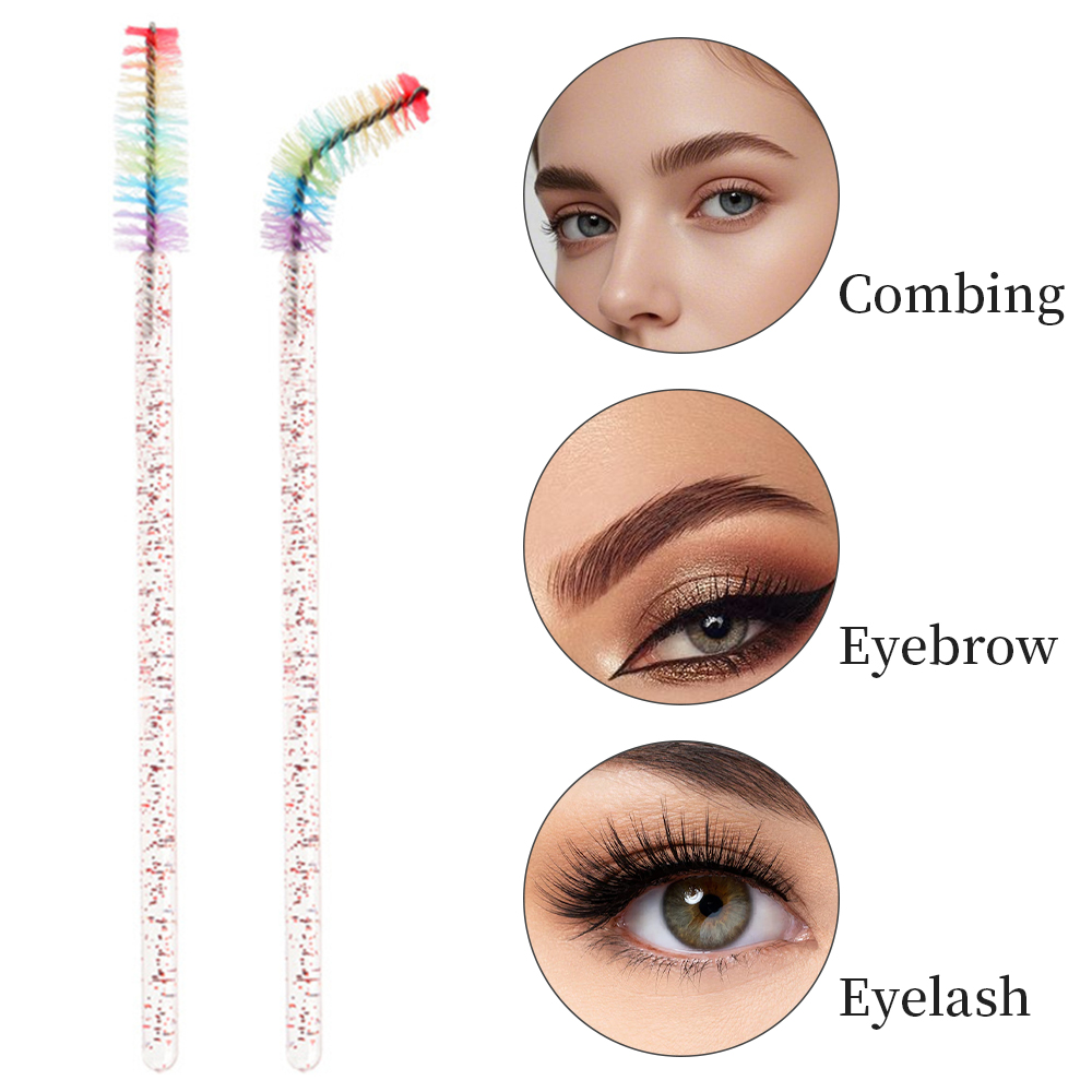 50PCS Rainbow Crystal Eyelash  - огляд і ціна Eyelash Extension Class