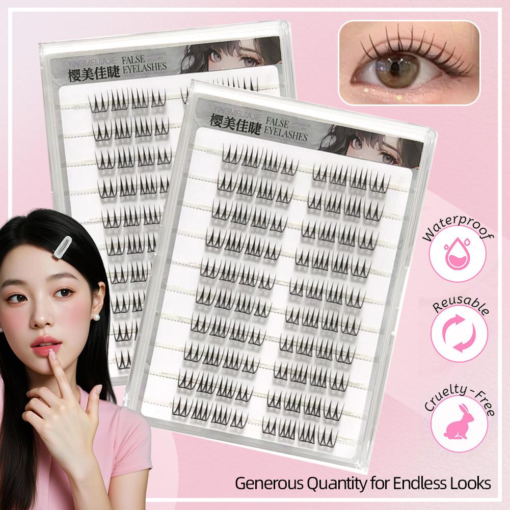 U Shape Glue-free False Eyelas - огляд і ціна Eyelash Extension Korean Style