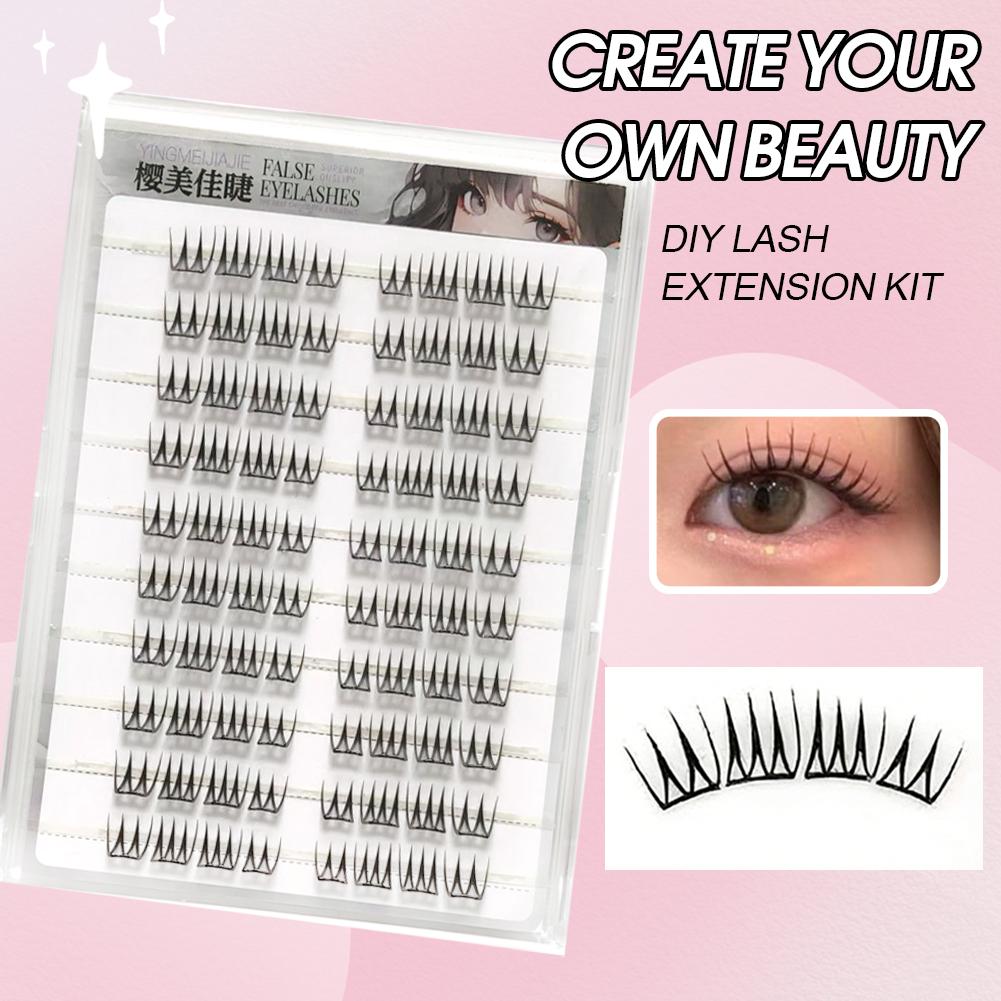 U Shape Glue-free False Eyelas - огляд і ціна Eyelash Extension Korean Style