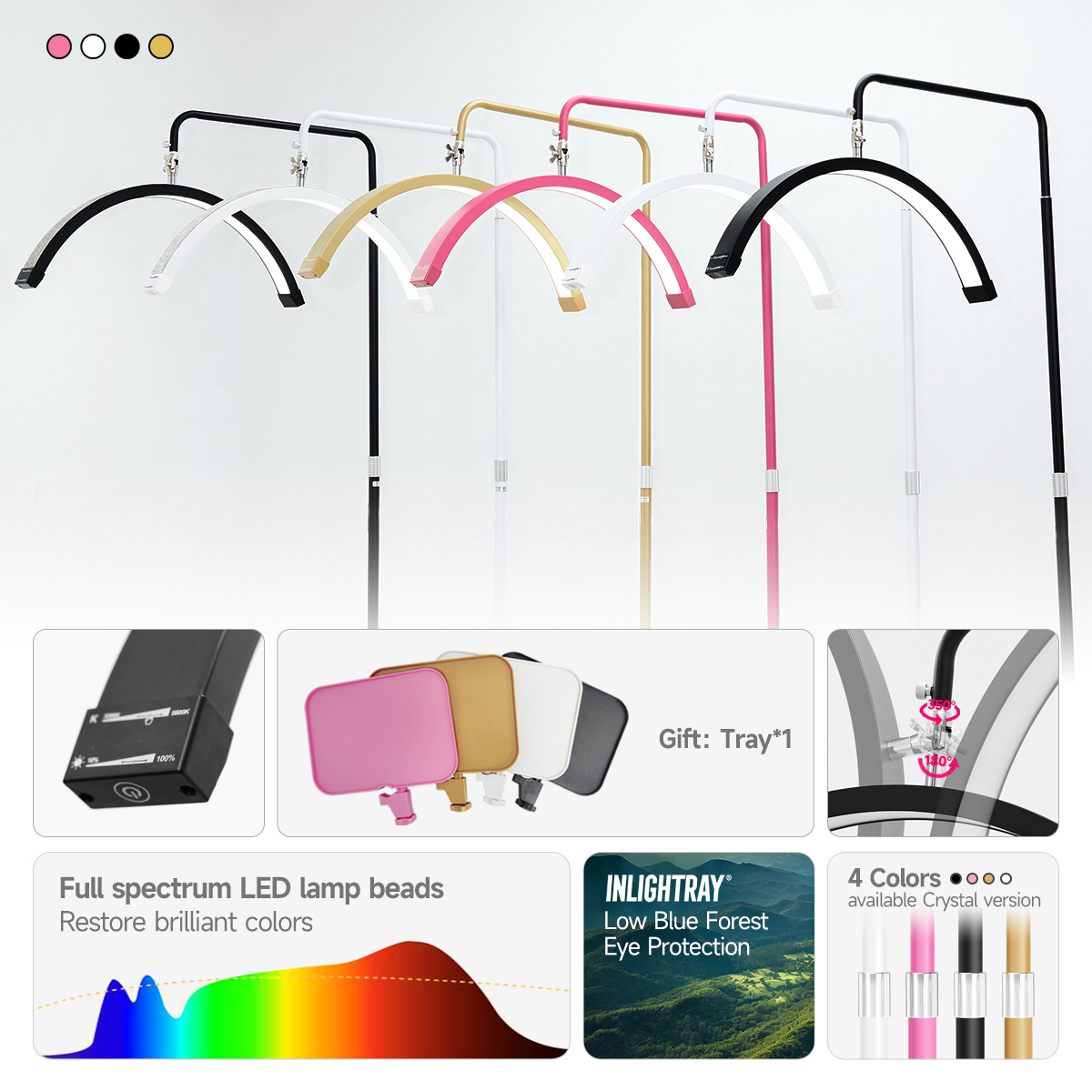 Free LOGO Hidden Cable LED Hal - огляд і ціна Eyelash Extension No 11