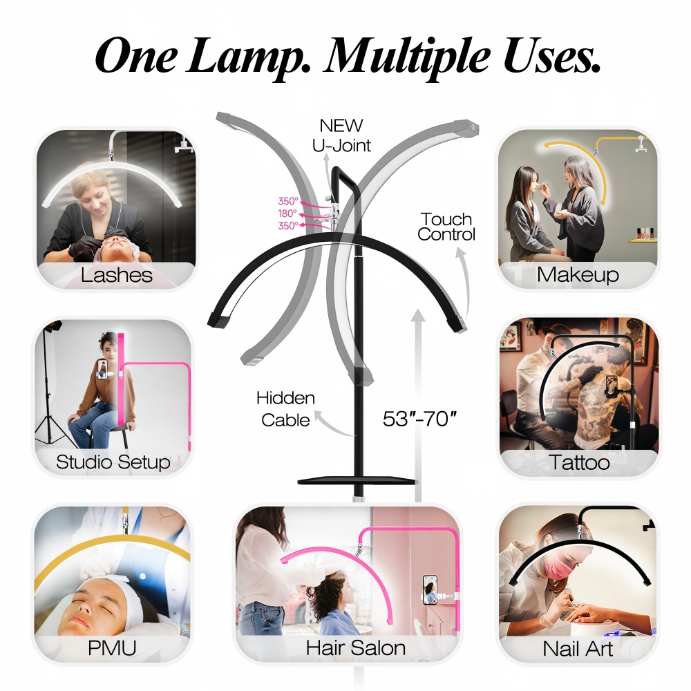 Free LOGO Hidden Cable LED Hal - огляд і ціна Eyelash Extension No 11