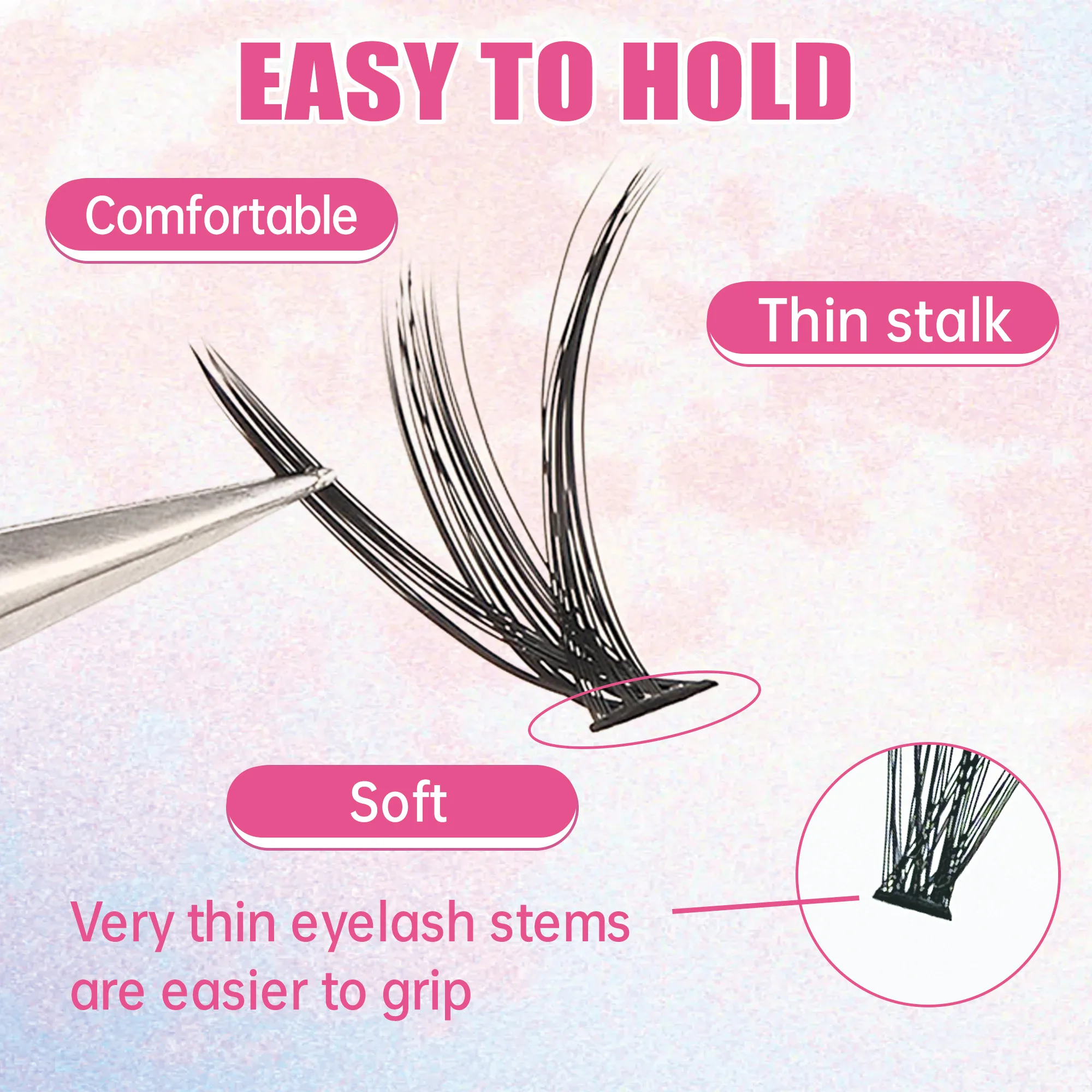 Eyelashes 200 PCS Clusters Las - огляд і ціна Eyelash Extension Full Set