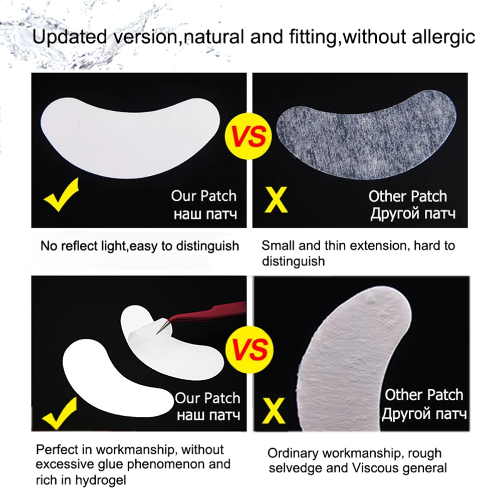 100 Pairs Wholesale Hydrogel E - огляд і ціна Eyelash Extension Wholesale