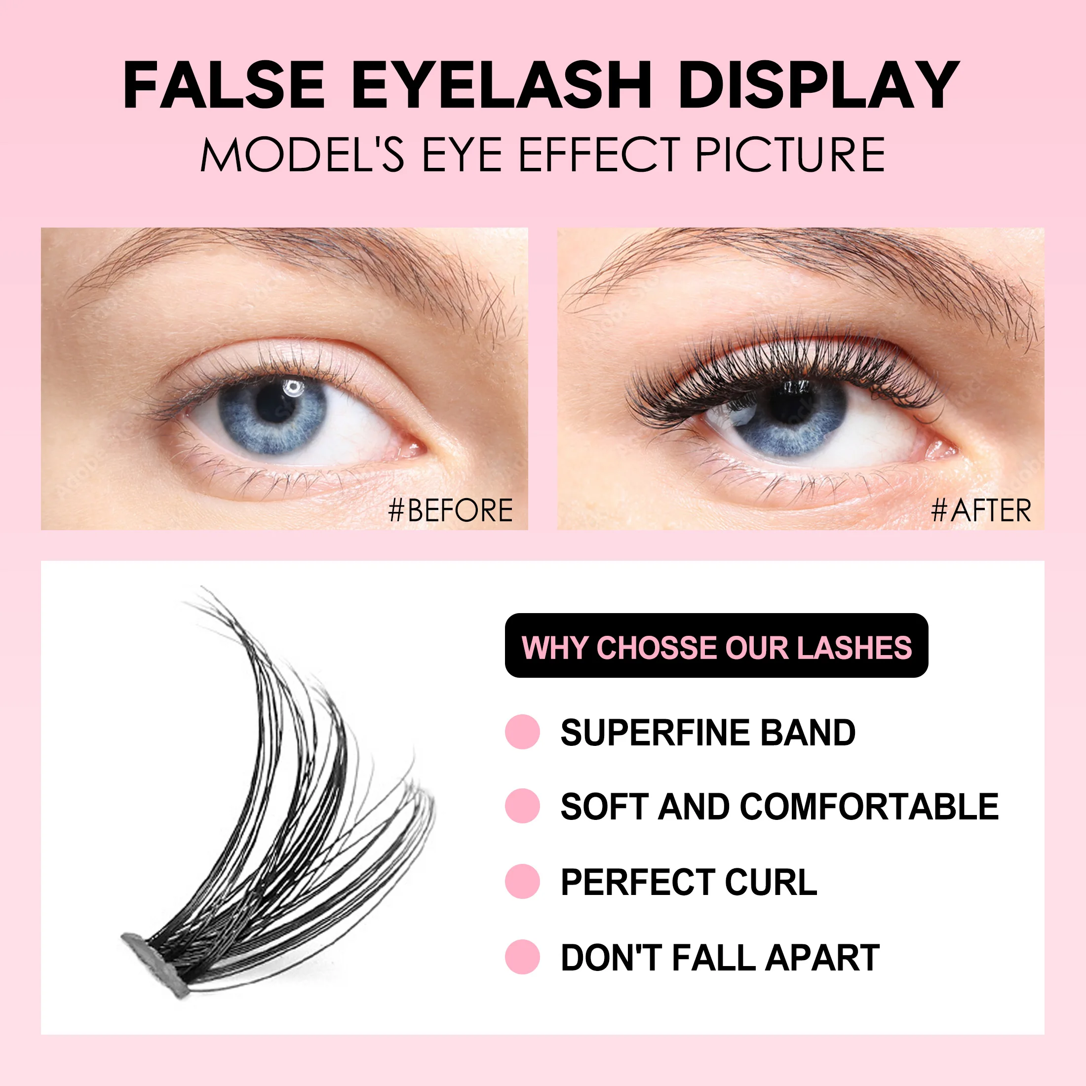 DIY Lashes Extension Kit Eyela - огляд і ціна Eyelash Extension Full Set