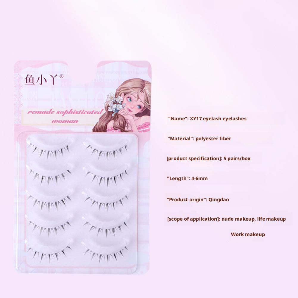 5 Pairs Natural Lower Lashes C - огляд і ціна Eyelash Extension Korean Style