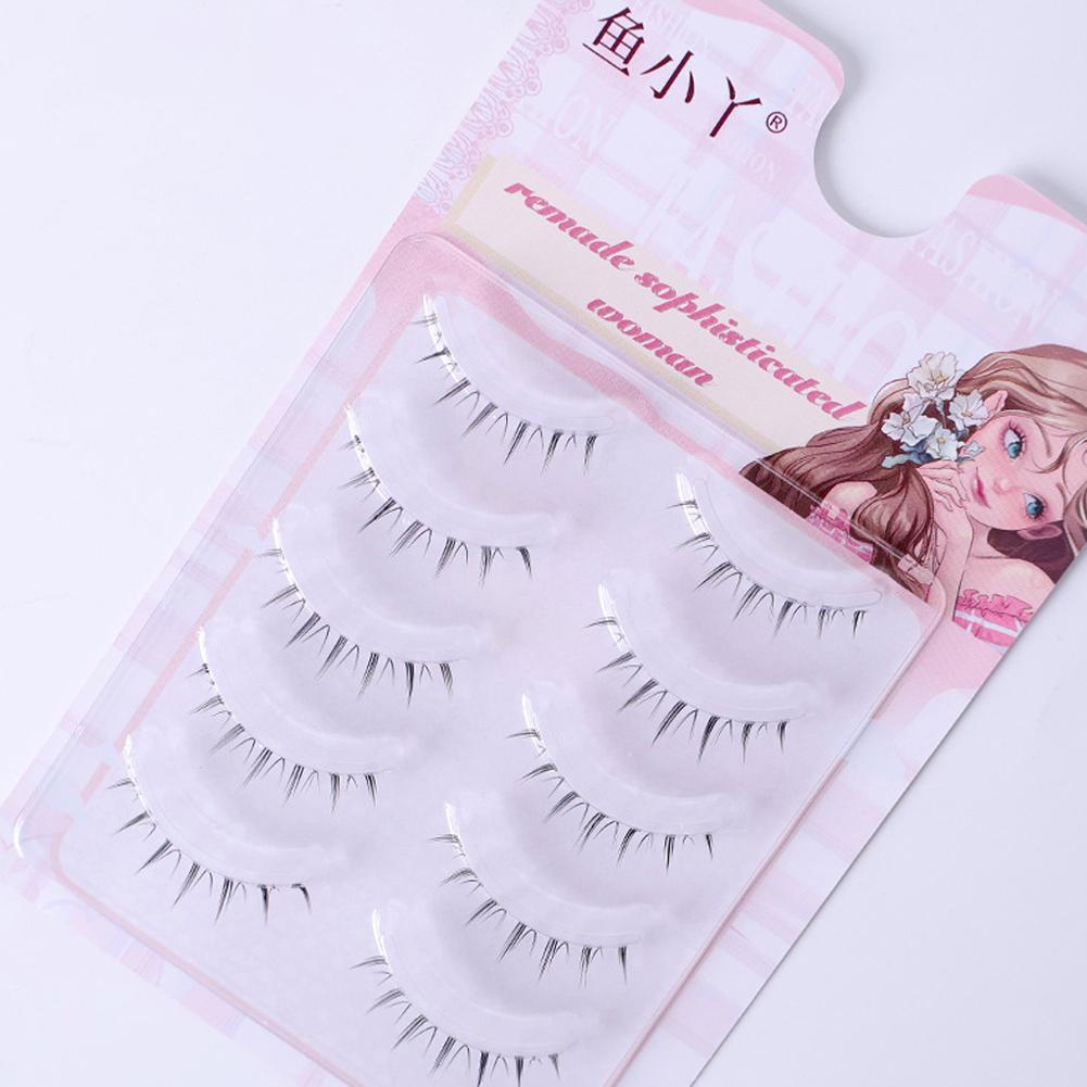 5 Pairs Natural Lower Lashes C - огляд і ціна Eyelash Extension Korean Style